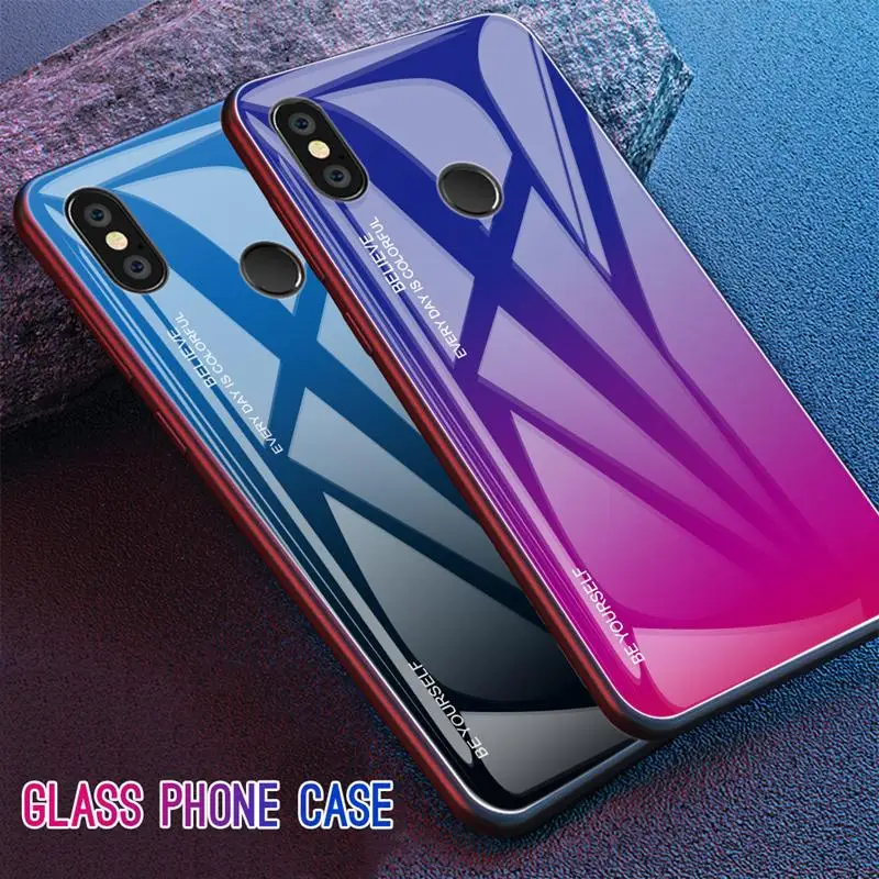 Gradient Tempered Glass Case For Xiaomi Redmi Note 5 6 Pro Pocophone F1 Mi8 Lite Mi6 Mi A2 Lite Mi6X Mi 5X A1 Mi5 Plus Mix 3 Bag
Gradient Tempered Glass Case For Xiaomi Redmi Note 5 6 Pro Pocophone F1 Mi8 Lite Mi6 Mi A2 Lite Mi6X Mi 5X A1 Mi5 Plus Mix 3 Bag