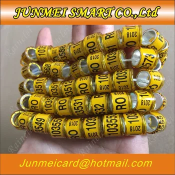 2018 pigeon rings bird ring yellow RO 2018 103001-104000 big words high quality 8mm
2018 pigeon rings bird ring yellow RO 2018 103001-104000 big words high quality 8mm