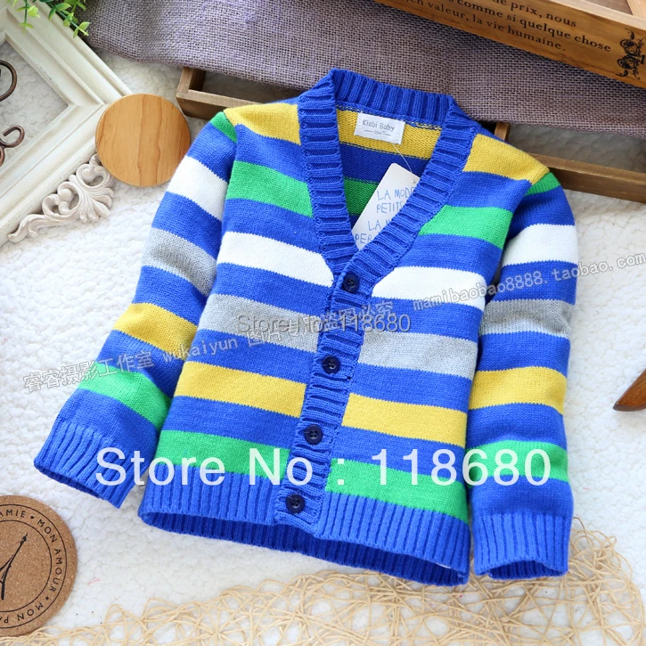 Free shipping new 2015 spring autumn baby clothing baby knitted sweater baby outerwear boys sweater grils stripe Cardigan coat
Free shipping new 2015 spring autumn baby clothing baby knitted sweater baby outerwear boys sweater grils stripe Cardigan coat
