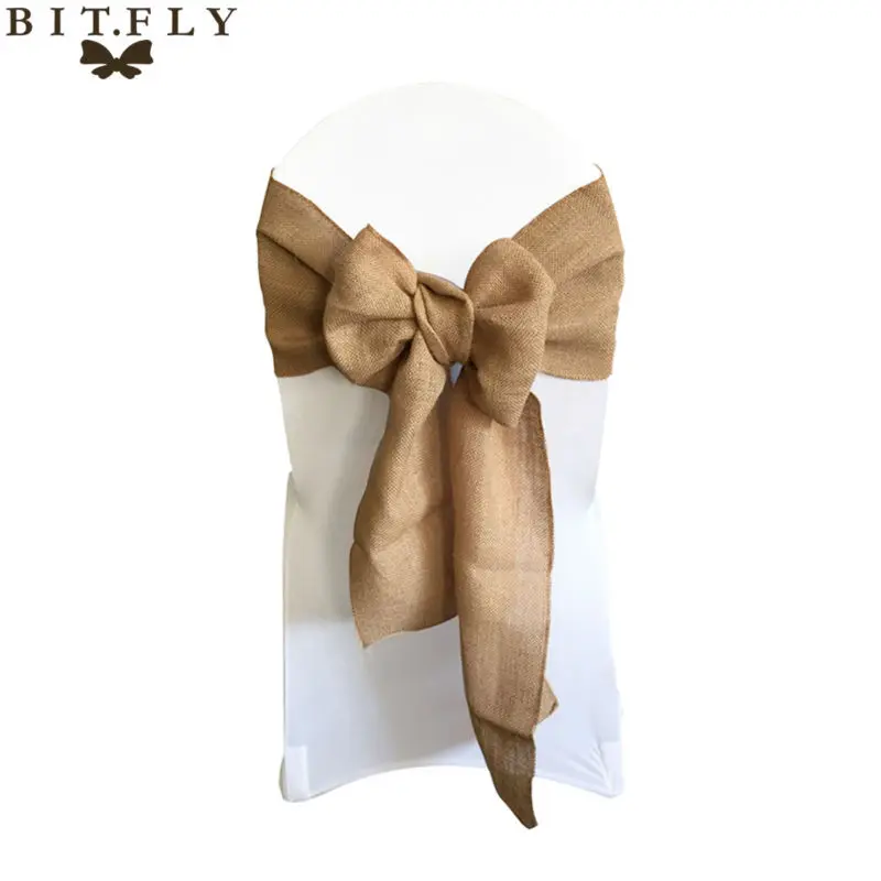 7"*108" Naturally Elegant Burlap Chair Sashes Jute Chair Tie Bow for Rustic Wedding Decoration Home Textiles with high quality
7"*108" Naturally Elegant Burlap Chair Sashes Jute Chair Tie Bow for Rustic Wedding Decoration Home Textiles with high quality