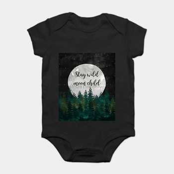 Baby Onesie Baby Bodysuits kid t shirt Printed Cotton Short-Sleeve Stay Wild Moon Child1
Baby Onesie Baby Bodysuits kid t shirt Printed Cotton Short-Sleeve Stay Wild Moon Child1