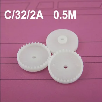 Hot sale (100pcs/lot) 0.5M crown plastic gear C322A toy accessories 32 teeth 1.95mm shaft hole gear (accept retail)
Hot sale (100pcs/lot) 0.5M crown plastic gear C322A toy accessories 32 teeth 1.95mm shaft hole gear (accept retail)