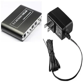 Digital SPDIF/Coaxial DTS/AC3 5.1/2.1CH to Analog Audio Decoder Converter 51A