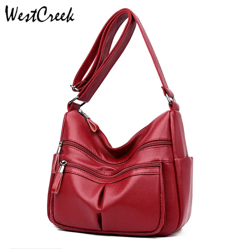 WESTCREEL Brand Women Messenger Bags PU Soft Leather Vintage Handbags Luxury Designer Shoulder Crossbody Bags
WESTCREEL Brand Women Messenger Bags PU Soft Leather Vintage Handbags Luxury Designer Shoulder Crossbody Bags