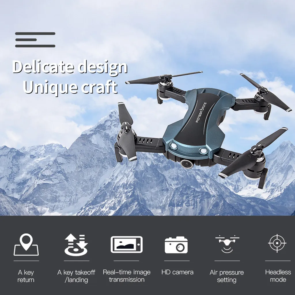 Drone With camera HD Optical Flow Electricity Adjustment 120FOV 1080P WiFi FPV xRC Quadcopter RC Helicopter Selfie Drones
Drone With camera HD Optical Flow Electricity Adjustment 120FOV 1080P WiFi FPV xRC Quadcopter RC Helicopter Selfie Drones