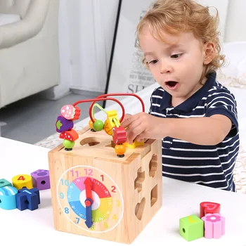 High quality solid wood Beaded beads Multi-function four-sided color shape match Intelligence box Early childhood educational
High quality solid wood Beaded beads Multi-function four-sided color shape match Intelligence box Early childhood educational