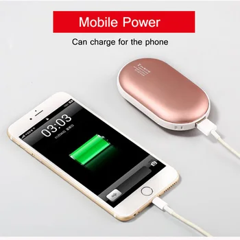 5200mAh Power Bank External Battery Charger for Smart Phone Hand Warmer Temperature Control Pocket Powerbank for Winter Gift
5200mAh Power Bank External Battery Charger for Smart Phone Hand Warmer Temperature Control Pocket Powerbank for Winter Gift