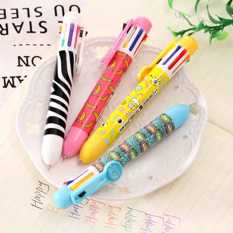 Creative 8 Colors Ballpoint Pen Lovely Multicolor Pen Multifunctional Color Pen Gel Pen For Students Kids Drawing Tool P15
Creative 8 Colors Ballpoint Pen Lovely Multicolor Pen Multifunctional Color Pen Gel Pen For Students Kids Drawing Tool P15