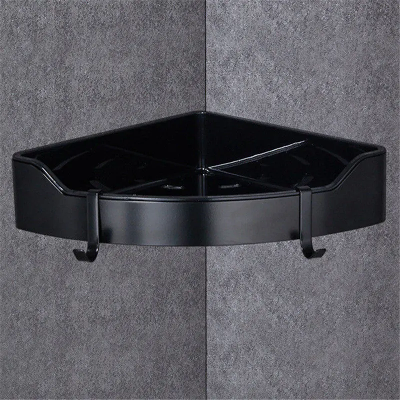 Golden-Stainless-Steel-ABS-Plastic-Bathroom-Shelves-Brushed-Chrome-Wall-Mount-triangle-Shower-Caddy-Rack-Bath (2)