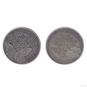 2018 Meaningful Commemorative Coin Lucky Dear Daughter Butterfly Collection Arts Gifts Souvenir Noncurrent Coin
2018 Meaningful Commemorative Coin Lucky Dear Daughter Butterfly Collection Arts Gifts Souvenir Noncurrent Coin