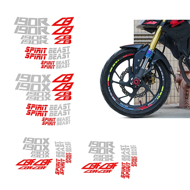 For Honda CB190R CB190X CBF190R CBF190X Motorcycle Modified Moto Accessories Wheel Stickers Waterproof Creative Wheel Decals
For Honda CB190R CB190X CBF190R CBF190X Motorcycle Modified Moto Accessories Wheel Stickers Waterproof Creative Wheel Decals