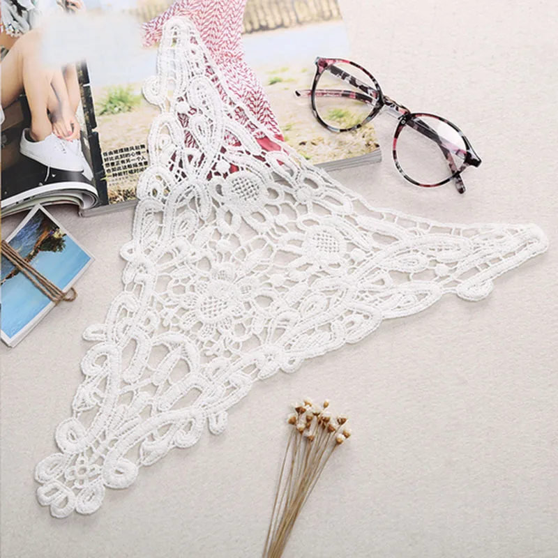 1 x Beautiful Milk White Fabric Flower Venise Lace Sewing Applique DIY Craft Soluble Lace Collar Ladies Clothing Accessories
1 x Beautiful Milk White Fabric Flower Venise Lace Sewing Applique DIY Craft Soluble Lace Collar Ladies Clothing Accessories