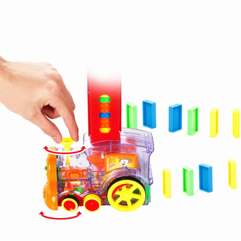 Put Up The Domino Game Toy Set Automatic Placement Train with Light Sound Educational Building Blocks DIY Toys Gift for Kids
Put Up The Domino Game Toy Set Automatic Placement Train with Light Sound Educational Building Blocks DIY Toys Gift for Kids