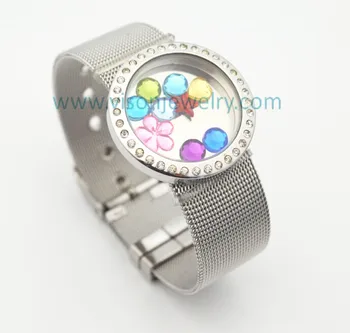 stainless steel mesh belt bracelet with floating locket,twist open locket bracelet
stainless steel mesh belt bracelet with floating locket,twist open locket bracelet