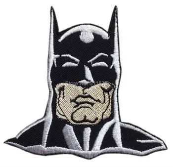 

SUPER HERO BATMAN BAT MAN DC COMICS Logo Crest Badge TV movie fancy Embroidered sew on iron on patch applique dropship