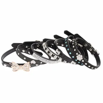 PipiFren Black Small Cats Collars Kitten Breakaway Necklace Accessories Rhinestone For Leash Pet Dogs Collar halsband chaton
PipiFren Black Small Cats Collars Kitten Breakaway Necklace Accessories Rhinestone For Leash Pet Dogs Collar halsband chaton