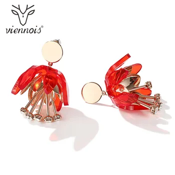 Viennois Red Color Women Earrings Flower Dangle Earrings Long Earrings Drop Earrings For Girls
Viennois Red Color Women Earrings Flower Dangle Earrings Long Earrings Drop Earrings For Girls