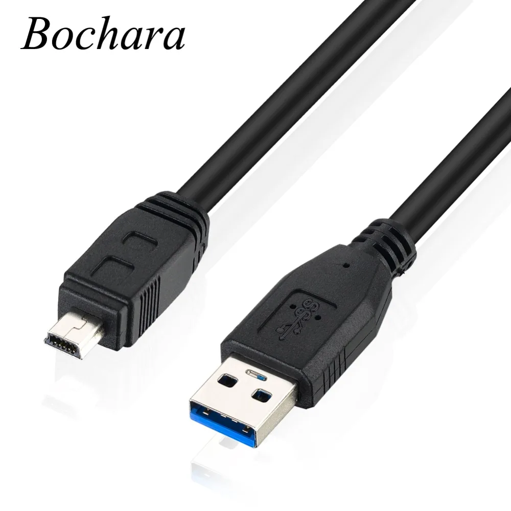 Bochara 1M USB 3.0 Type A Male to Mini 10 Pin Type B Male Data Cable Dual Shielding(Foil+Braided) Super Speed
Bochara 1M USB 3.0 Type A Male to Mini 10 Pin Type B Male Data Cable Dual Shielding(Foil+Braided) Super Speed