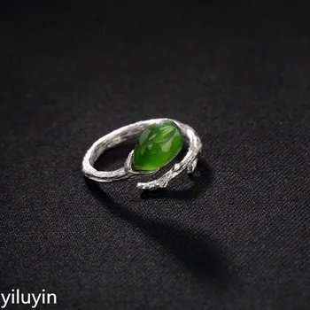 KJJEAXCMY Boutique jewelry S925 pure silver natural and field jade tulip opening creative high-end Sterling Silver Ladies Ring
KJJEAXCMY Boutique jewelry S925 pure silver natural and field jade tulip opening creative high-end Sterling Silver Ladies Ring