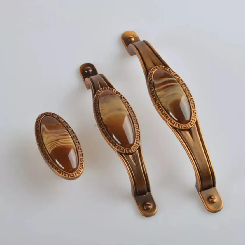 European Kitchen Cabinet Handle Jade Drawer Pulls Antique brass Dresser handles Wardrobe Furniture door handles Bookcase handles
European Kitchen Cabinet Handle Jade Drawer Pulls Antique brass Dresser handles Wardrobe Furniture door handles Bookcase handles