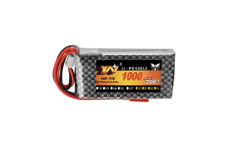 

HJ 7.4V 11.1V 14.8V 22.2V 1100mAh 25C 2S 3s 4s 6s Rechargeable Lipo Battery JST Plug For RC Helicopter Quadcopter