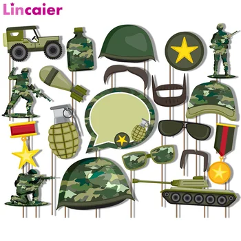 20pcs Classic Camo Army Military Photo Booth Props Kit Birthday Party Decorations DIY Photobooth Wedding Halloween Accessories
20pcs Classic Camo Army Military Photo Booth Props Kit Birthday Party Decorations DIY Photobooth Wedding Halloween Accessories