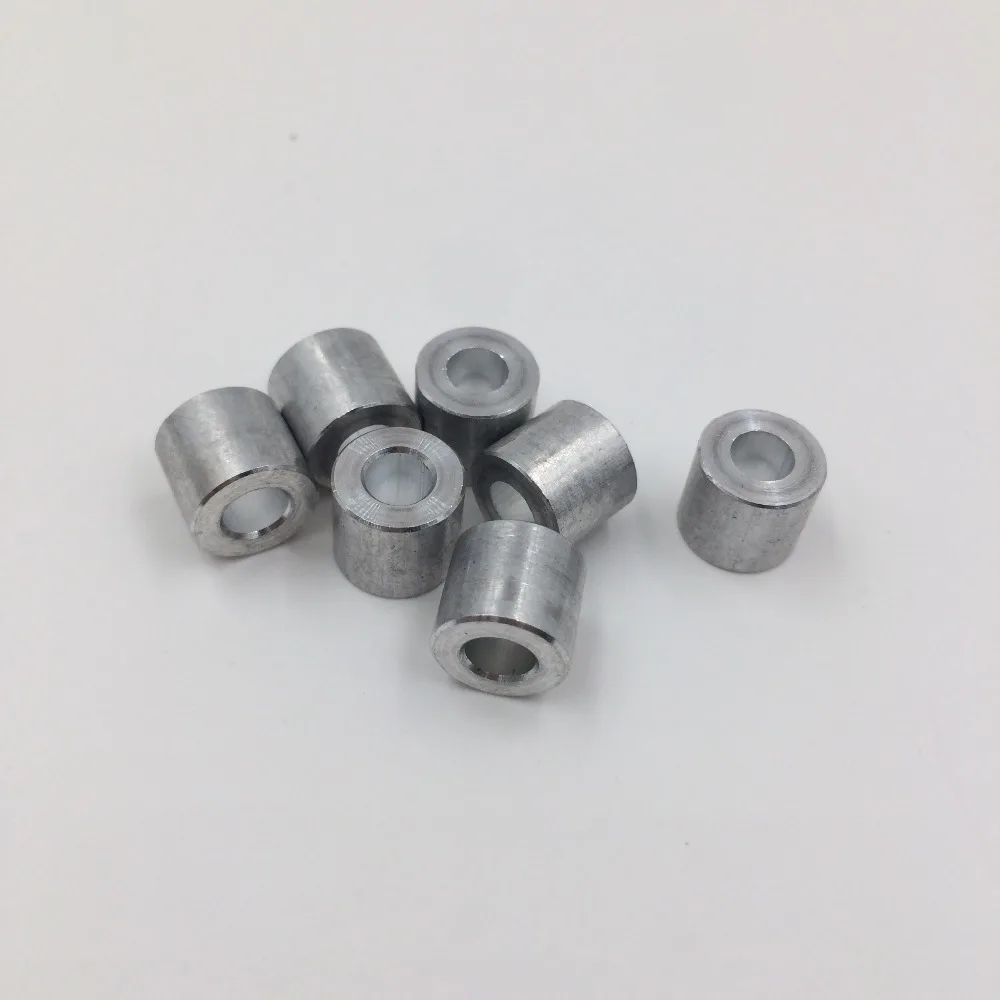 6mm length Aluminum spacer for building CNC machine OD 10mm ID 5mm bore 100pcs per bag
6mm length Aluminum spacer for building CNC machine OD 10mm ID 5mm bore 100pcs per bag