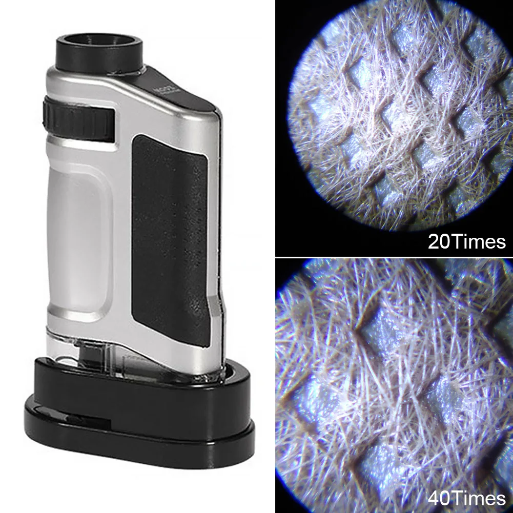 Zoom HD Monocular Gem Loupe Glass Pocket Microscope Mini Magnifier Multifunction UV Lamp Printing Jewelry LED Lighted Tickets
Zoom HD Monocular Gem Loupe Glass Pocket Microscope Mini Magnifier Multifunction UV Lamp Printing Jewelry LED Lighted Tickets