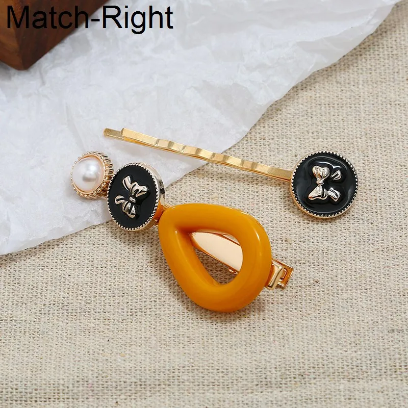 Match-Right 2Pcs/Set Pearl Metal Hair Clip Barrette Comb Bobby Pin Hairband Hairpin Headdress Styling Hair Accessories KK299
Match-Right 2Pcs/Set Pearl Metal Hair Clip Barrette Comb Bobby Pin Hairband Hairpin Headdress Styling Hair Accessories KK299