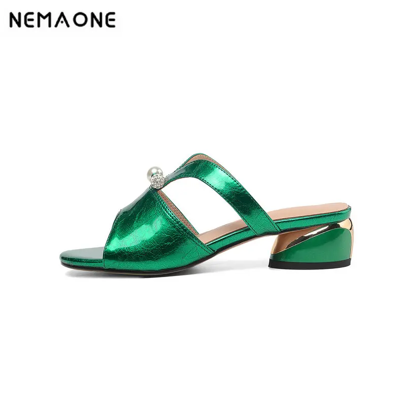 Summer Women slippers Ladies Genuine Leather Wedding Party Shoes woman Open Toe Sandals Summer Shoes
Summer Women slippers Ladies Genuine Leather Wedding Party Shoes woman Open Toe Sandals Summer Shoes