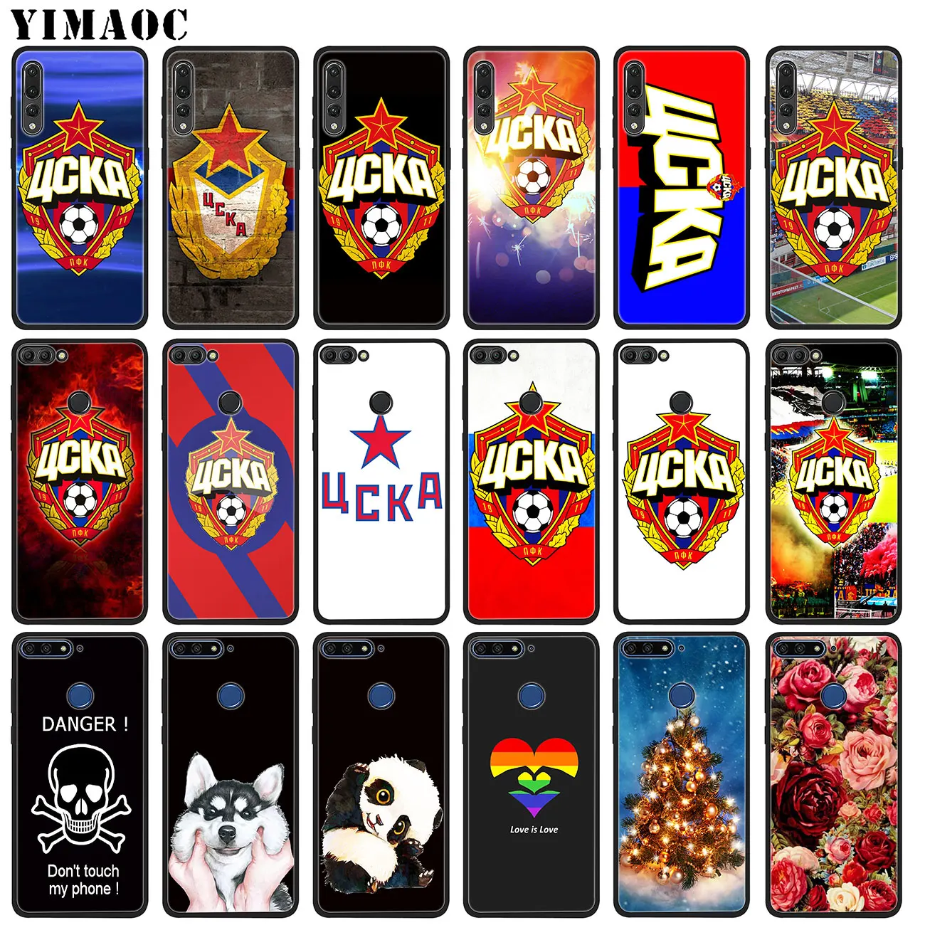 YIMAOC PFC CSKA Moscow Soft Silicone Case for Huawei P30 P20 Pro P10 P9 Lite Mini 2017 P Smart Z 2019 TPU flower Black Cover
YIMAOC PFC CSKA Moscow Soft Silicone Case for Huawei P30 P20 Pro P10 P9 Lite Mini 2017 P Smart Z 2019 TPU flower Black Cover