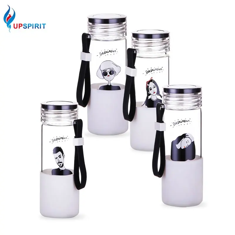 Upspirit 500mL Pattern Water Bottle with Silicone Cover for Outdoor Sport Hiking Camping School Office Creative Birthday Gift
Upspirit 500mL Pattern Water Bottle with Silicone Cover for Outdoor Sport Hiking Camping School Office Creative Birthday Gift