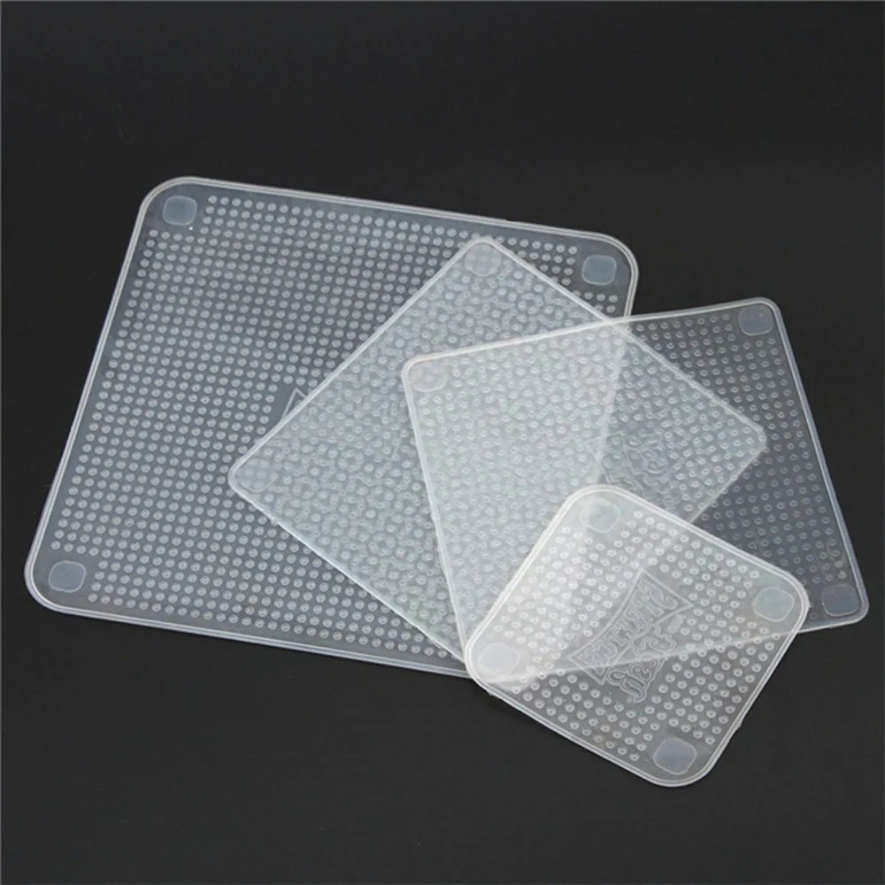 4pcs/lot Reusable Silicone Food Fresh Keeping Stretch Wrap Seal Film Bowl Cover Home Storage Organization Kitchen Tools OK 0930
4pcs/lot Reusable Silicone Food Fresh Keeping Stretch Wrap Seal Film Bowl Cover Home Storage Organization Kitchen Tools OK 0930