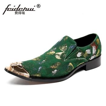 Plus Size Green Pointed Toe Slip on Man Loafers Luxury Cow Suede Leather Height Increasing Party Mens Runway Shoes For Male SL58
Plus Size Green Pointed Toe Slip on Man Loafers Luxury Cow Suede Leather Height Increasing Party Mens Runway Shoes For Male SL58