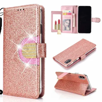 100pcs/lot Glitter Crystal Sparkle Shiny Bling leather case For Huawei mate 20 P20 P30 lite honor 10 9 pro lite Y7 Y6 2019 2018
100pcs/lot Glitter Crystal Sparkle Shiny Bling leather case For Huawei mate 20 P20 P30 lite honor 10 9 pro lite Y7 Y6 2019 2018