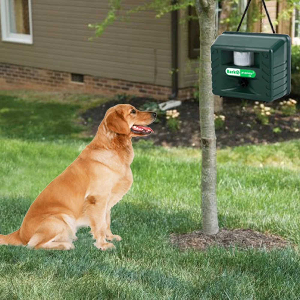 

Dog Anti Barking Stop Bark Ultrasonic Pet Dog Repeller Outdoor Dogs Stop No Bark Control Training Device
