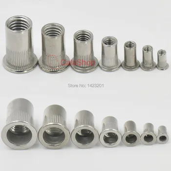 50 Pcs / Lot M3 M4 M5 M6 M8 M10 M12 Metric Flat Head Stainless Steel Rivet Nut Rivnut Insert
50 Pcs / Lot M3 M4 M5 M6 M8 M10 M12 Metric Flat Head Stainless Steel Rivet Nut Rivnut Insert