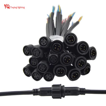 100Pairs 4Core 4pin 19mm Waterproof IP65 Led Connector for LED light male and female 40cm/pair 18AWG Wire
100Pairs 4Core 4pin 19mm Waterproof IP65 Led Connector for LED light male and female 40cm/pair 18AWG Wire