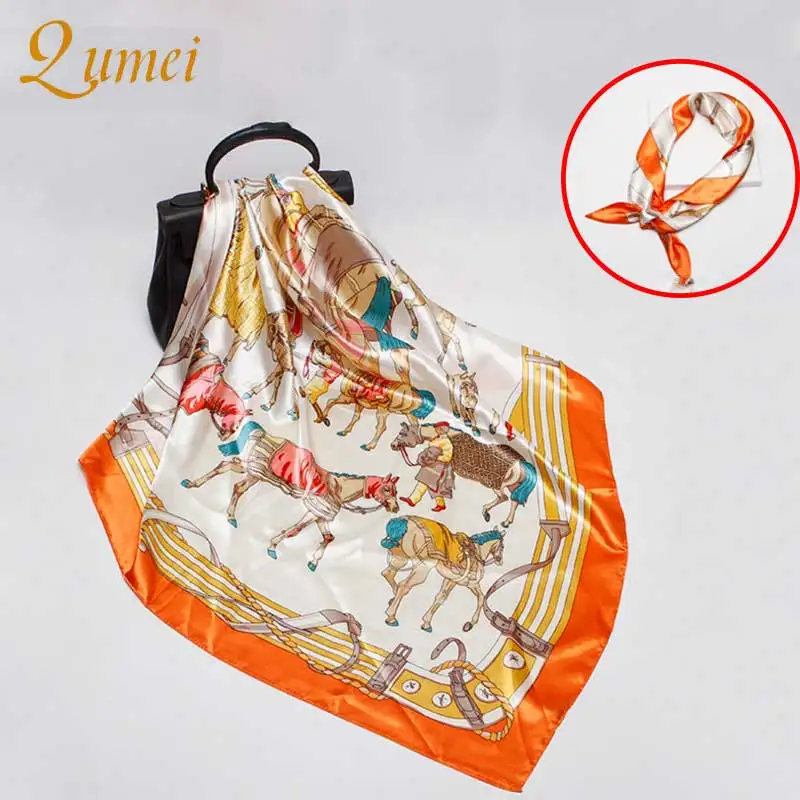 40 Styles Women Girl Elegant Printing Silk Scarves 2019 Fashion Spring and Autumn Business Square Scarf 90*90CM Scarf Gifts
40 Styles Women Girl Elegant Printing Silk Scarves 2019 Fashion Spring and Autumn Business Square Scarf 90*90CM Scarf Gifts
