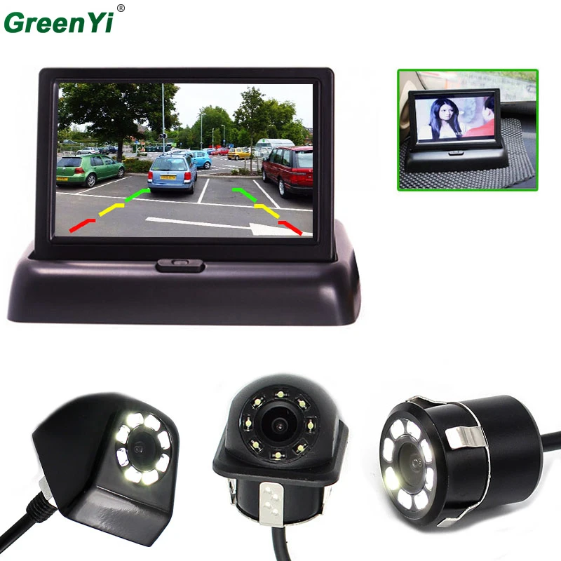 Auto 4.3 inch Car Rearview Mirror Monitor HD Video Auto Parking Monitor CCD HD LED Rearview Backup Reverse Camera Weatherproof
Auto 4.3 inch Car Rearview Mirror Monitor HD Video Auto Parking Monitor CCD HD LED Rearview Backup Reverse Camera Weatherproof