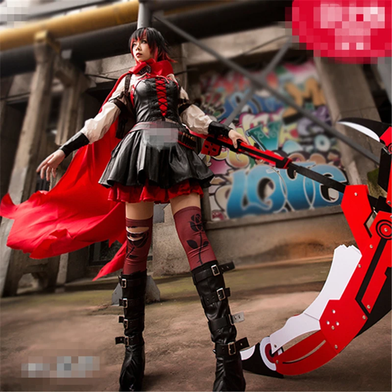Anime RWBY Season 4 Ruby Red Rose Cosplay Costume Women Dress For Christmas Custom Made
Anime RWBY Season 4 Ruby Red Rose Cosplay Costume Women Dress For Christmas Custom Made