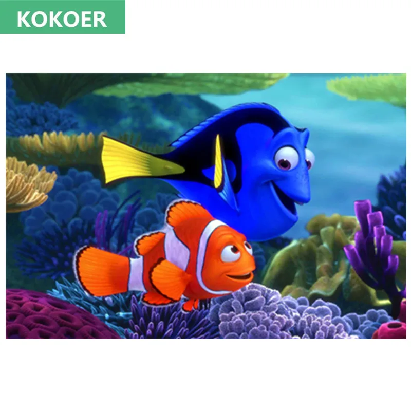 Cartoon 5DDiy Diamond Painting 2018 Coral Finding Nemo Cross Stitch ocean Goldfish Needlework Diamond Embroidery Full Decorative
Cartoon 5DDiy Diamond Painting 2018 Coral Finding Nemo Cross Stitch ocean Goldfish Needlework Diamond Embroidery Full Decorative