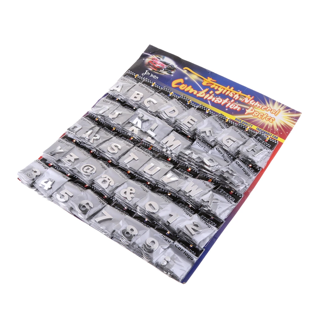200 Pieces Chrome Car Emblem Sticker Alphabet Letter Number Symbol Decal Emblem A-Z 0-9 Sticker Rear Tail Badge Auto Decoration
200 Pieces Chrome Car Emblem Sticker Alphabet Letter Number Symbol Decal Emblem A-Z 0-9 Sticker Rear Tail Badge Auto Decoration