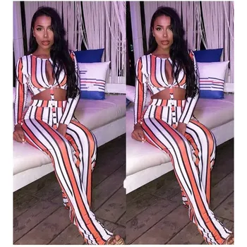 2019 Summer New Hollow Out Sexy 2 Piece Sets Women Crop Top And Wide Leg Pants Striped Suit Short Female Casual Outfits
2019 Summer New Hollow Out Sexy 2 Piece Sets Women Crop Top And Wide Leg Pants Striped Suit Short Female Casual Outfits