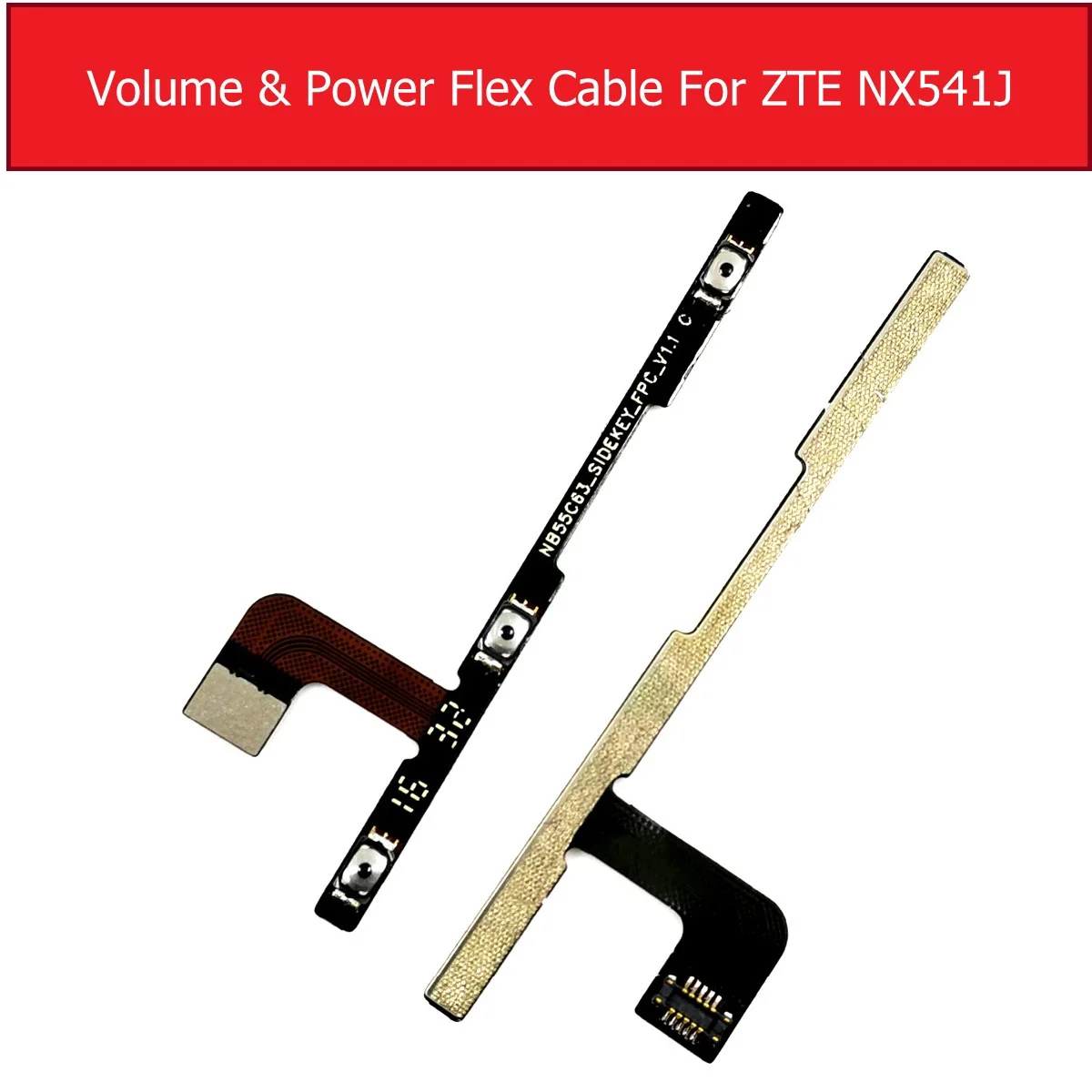 Гибкий кабель для ZTE Nubia N1 NX541J с кнопкой регулировки громкости и | Мобильные