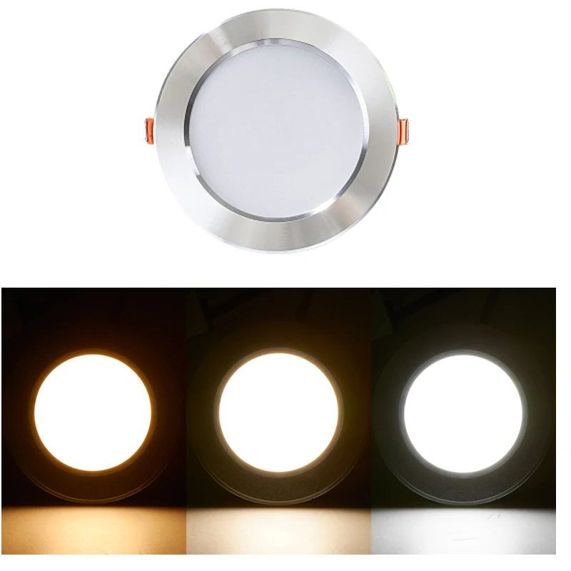 Bright silvery LED Downlight 7W 9W 12W 15W Round Recessed Lamp 220V 230V 240V Led Bulb Bedroom Kitchen Indoor LED Spot Lighting
Bright silvery LED Downlight 7W 9W 12W 15W Round Recessed Lamp 220V 230V 240V Led Bulb Bedroom Kitchen Indoor LED Spot Lighting