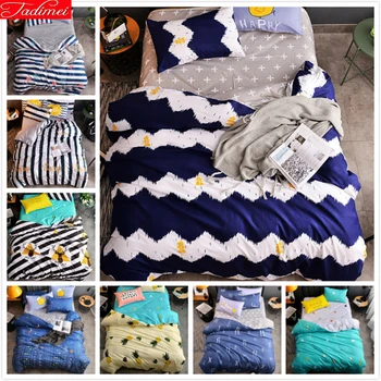 Creative Stripe Cotton Soft Fabric High Quality Bedding Set 3/4 pcs Bedlinen Single Queen King Size 1.5m 1.8m 2m Duvet Cover Kid
Creative Stripe Cotton Soft Fabric High Quality Bedding Set 3/4 pcs Bedlinen Single Queen King Size 1.5m 1.8m 2m Duvet Cover Kid