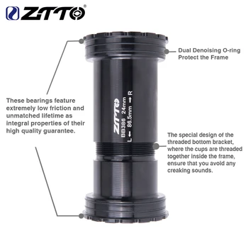 1pcs ZTTO BB386 EVO 24 Adapter bicycle Press Fit Bottom Brackets Axle for MTB Road bike parts 24mm Crankset chainset
1pcs ZTTO BB386 EVO 24 Adapter bicycle Press Fit Bottom Brackets Axle for MTB Road bike parts 24mm Crankset chainset