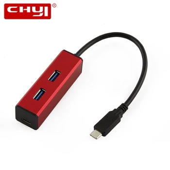 CHYI 3-in-1 USB Type-C HUB USB-C To 2 Port USB 3.0 With Type C Data Port USB3.0 Splitter Adapter For PC Laptop Desktop Macbook
CHYI 3-in-1 USB Type-C HUB USB-C To 2 Port USB 3.0 With Type C Data Port USB3.0 Splitter Adapter For PC Laptop Desktop Macbook