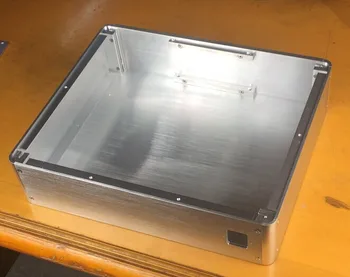 C-003 CNC All Aluminum Chassis Case Box Cabinet for DIY Audio Power Amplifier 380mm*90mm*320mm 380*90*320mm
C-003 CNC All Aluminum Chassis Case Box Cabinet for DIY Audio Power Amplifier 380mm*90mm*320mm 380*90*320mm